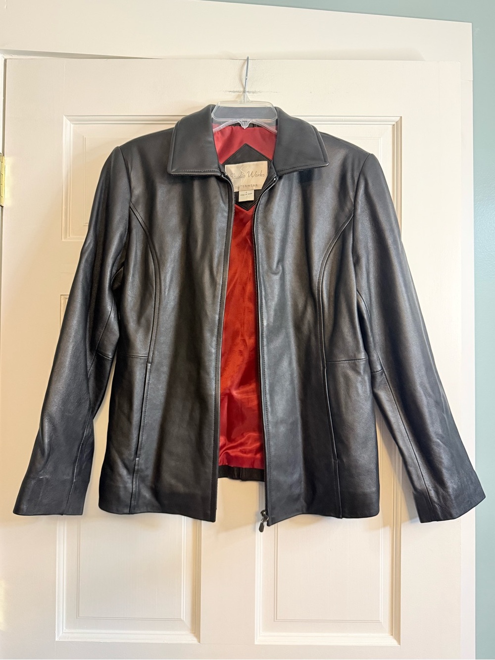 Studio Works Women’s Black Leather Jacket